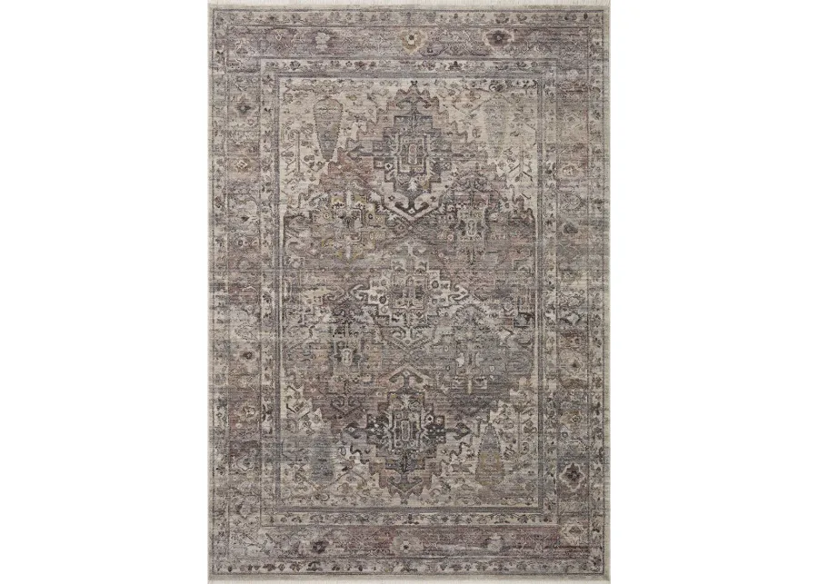 Lyra LYR05 Sunset/Silver 4' x 5'7" Rug