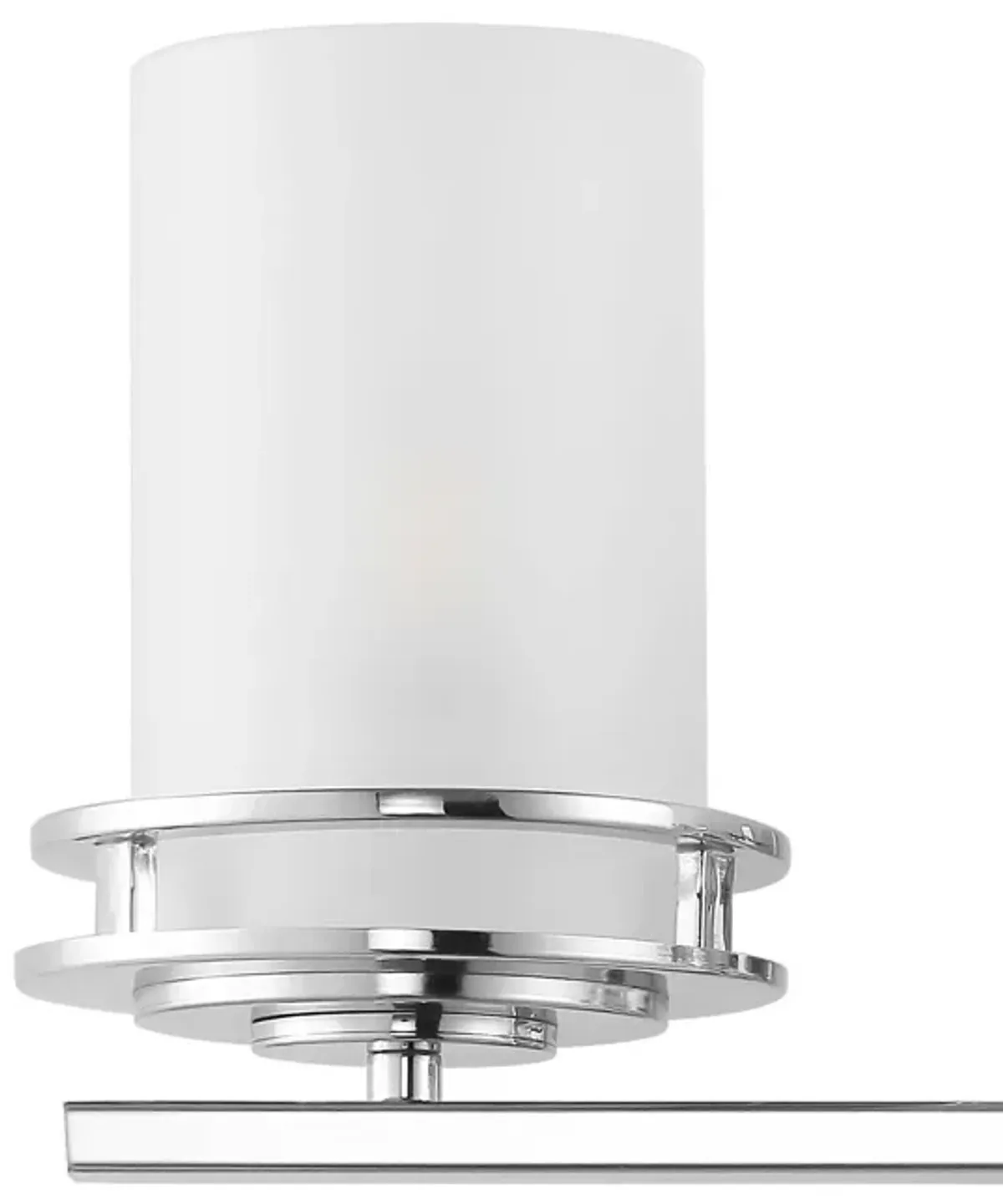 Fairfax Metal/Frosted Glass Contemporary Glam LED Vanity Light