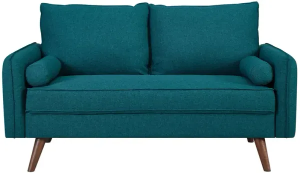 Revive Upholstered Fabric Loveseat