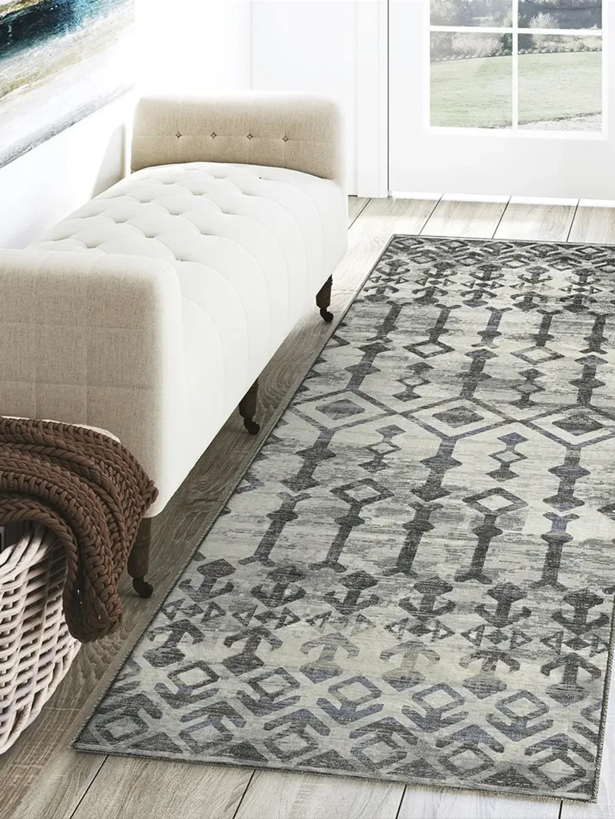 Brisbane BR8 Silver 2'3" x 7'6" Rug