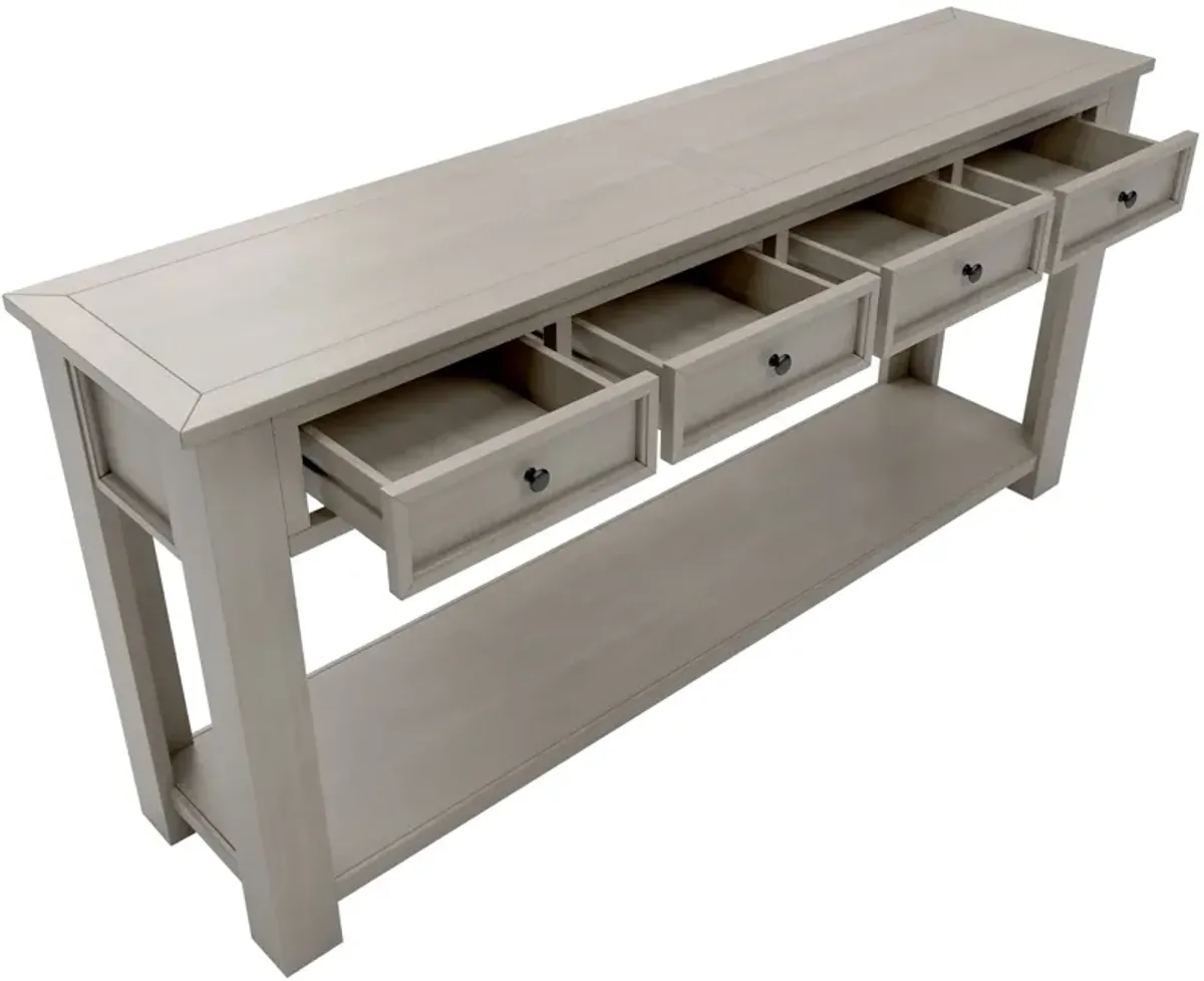 Merax Console Table with Storage Drawers