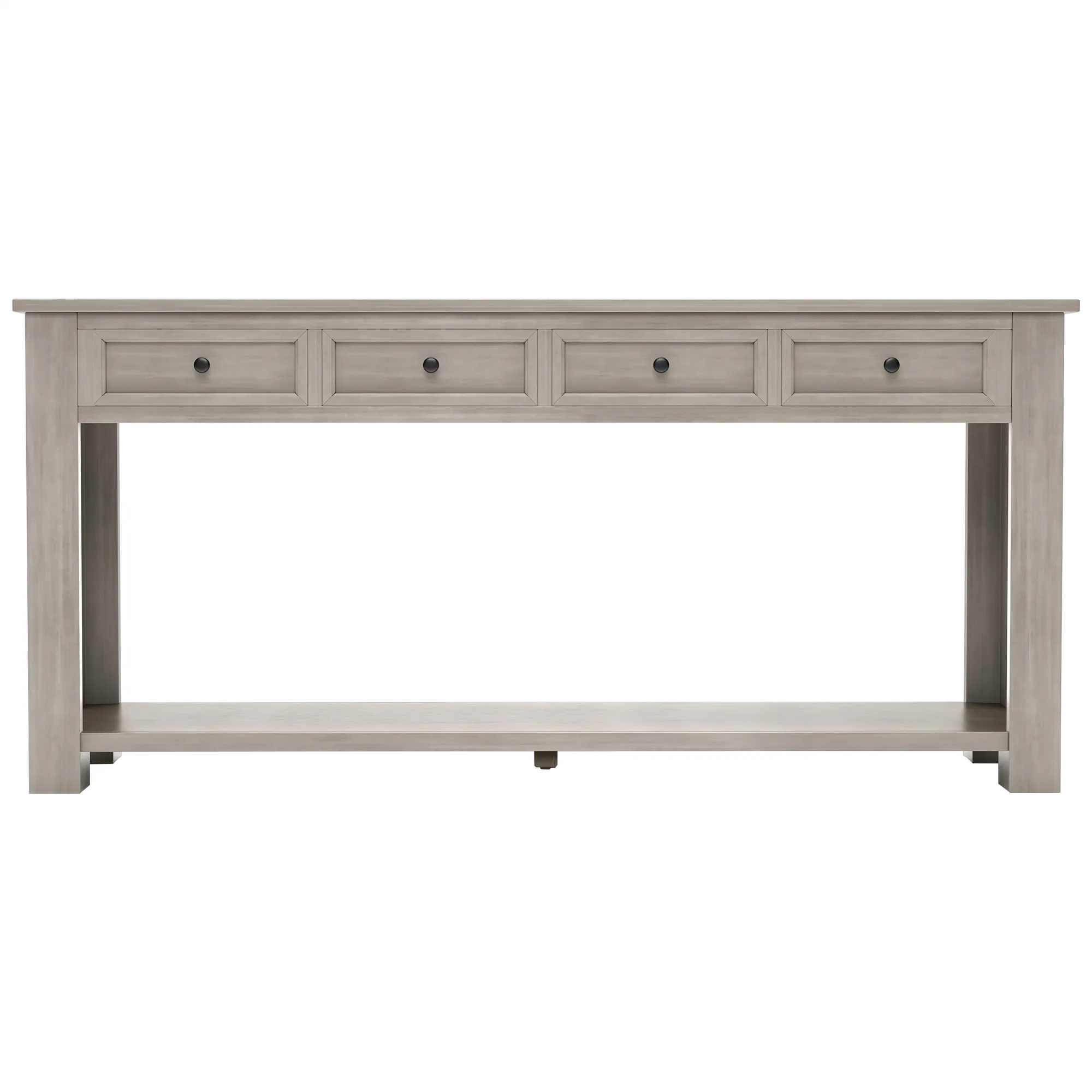 Merax Console Table/Sofa Table with Storage Drawers and Bottom Shelf for Entryway Hallway