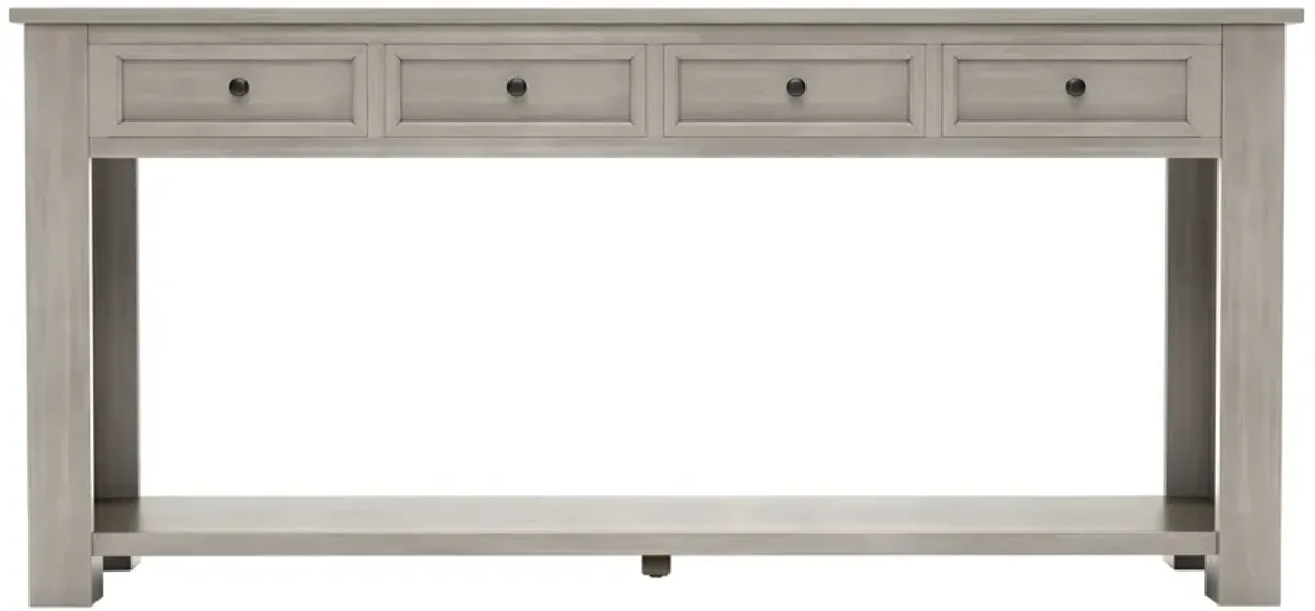 Merax Console Table with Storage Drawers