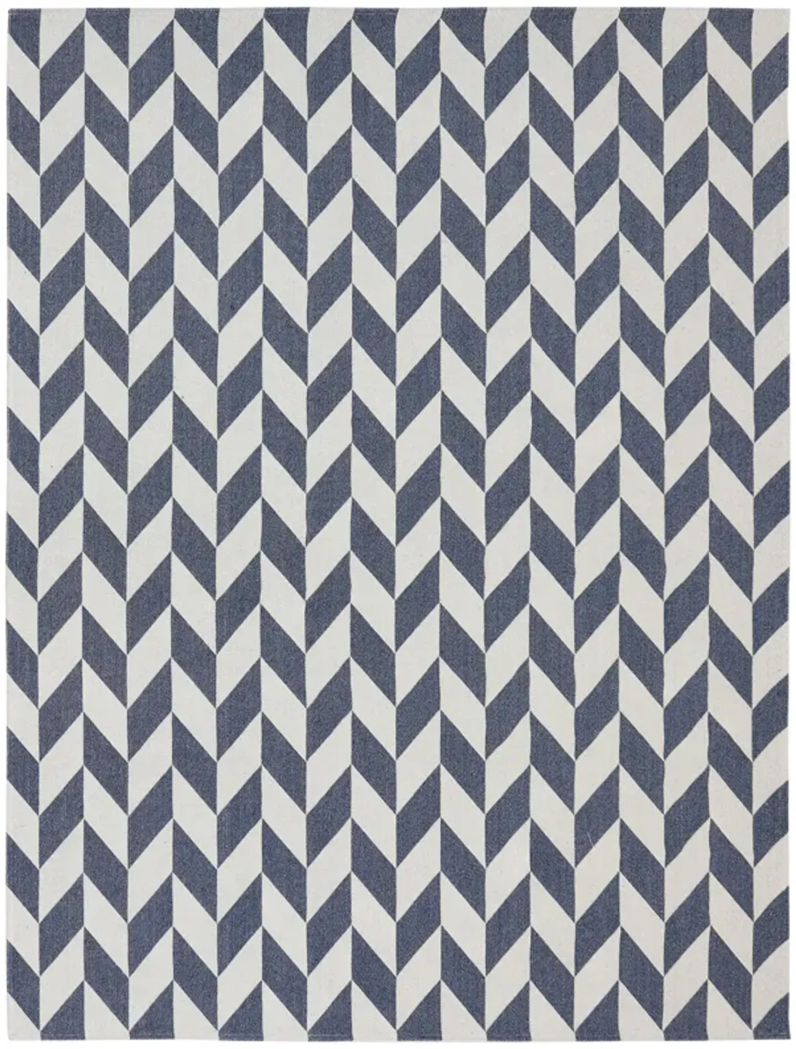 Sunnydaze Geometric Affinity Indoor Area Rug - Steel Blue - 8 ft x 10 ft