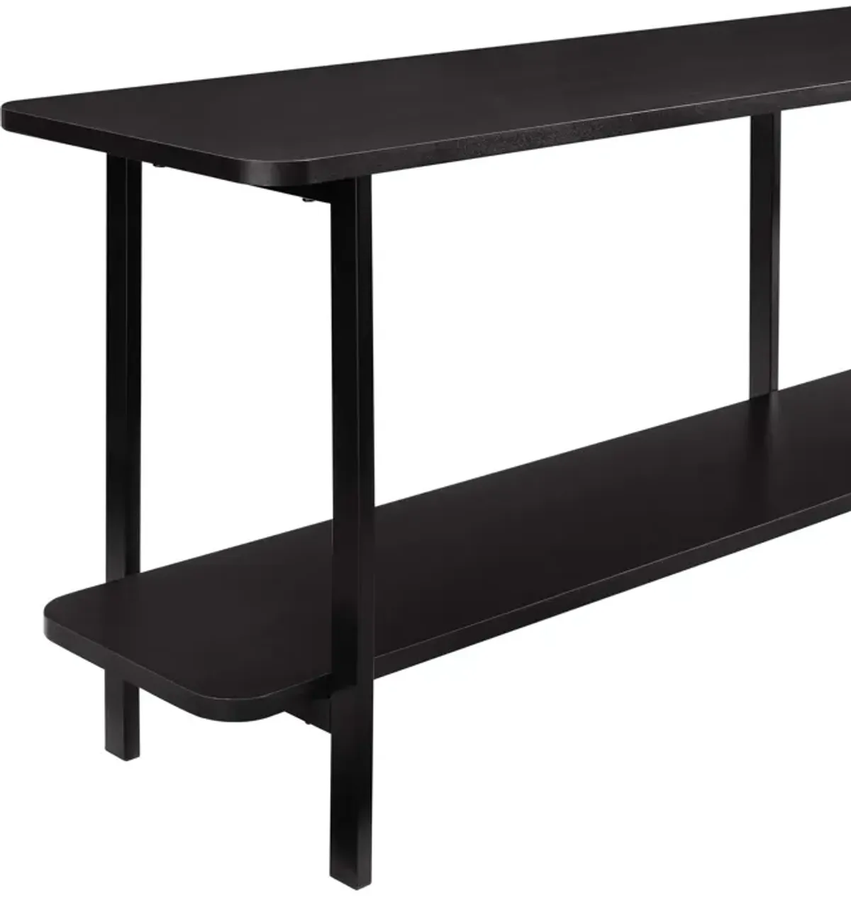 Celine Black Low Console Table