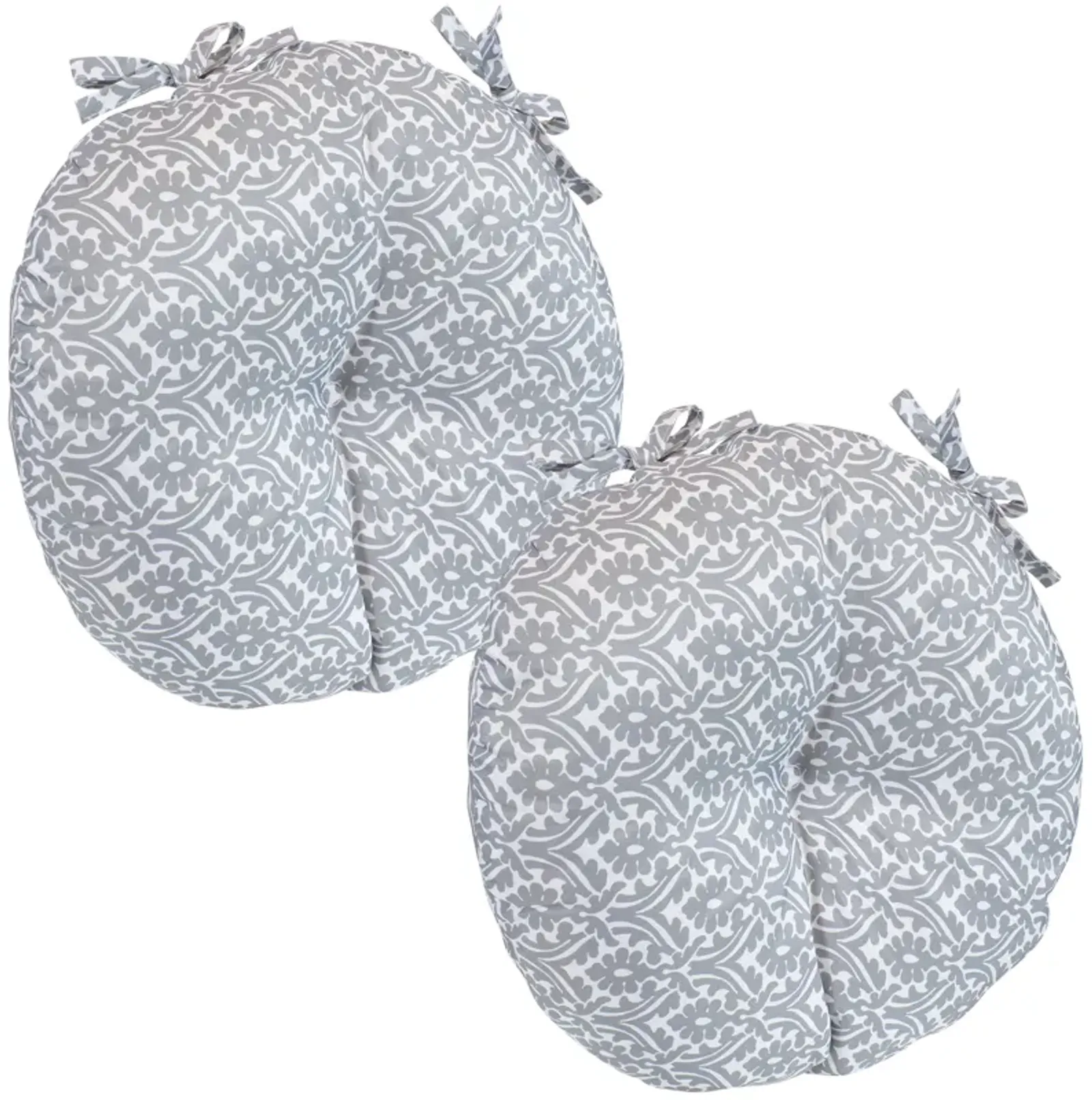 Sunnydaze Outdoor Round Bistro Seat Cushion - Set of 2