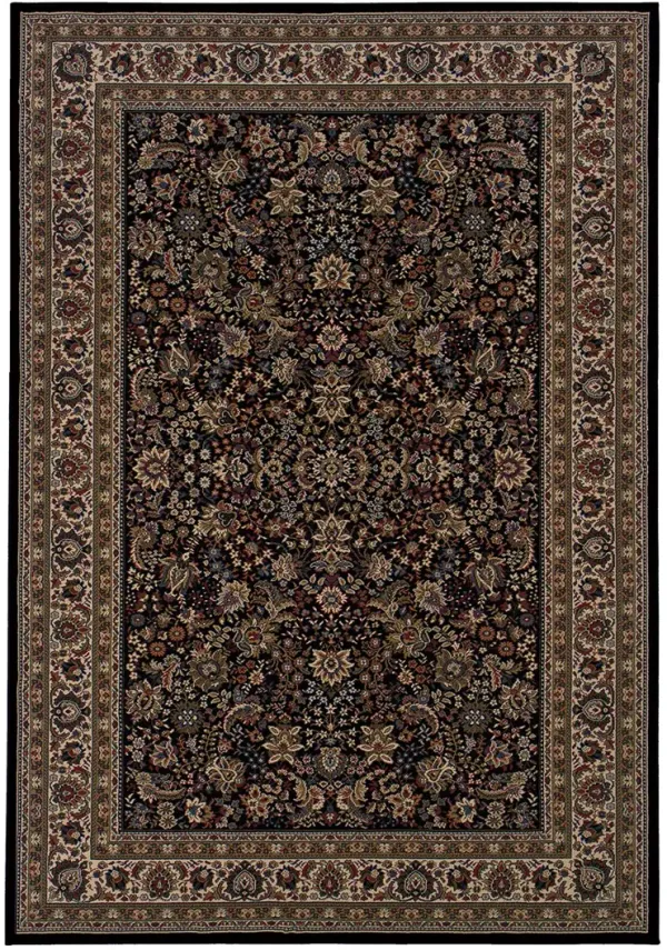 Ariana 6'7" x 9'6" Black Rug