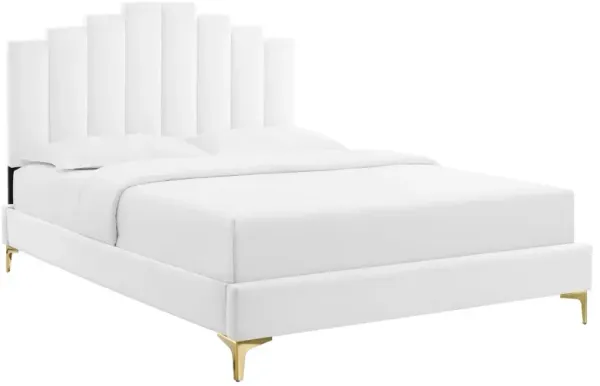 Modway - Elise Twin Performance Velvet Platform Bed