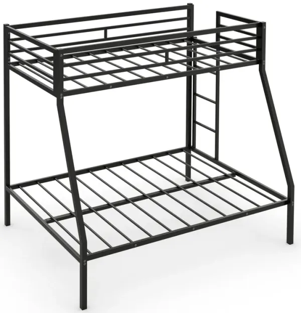 Children’s Bunk Bed with Safety Rails and Easy-Access Ladder for Safe Sleep