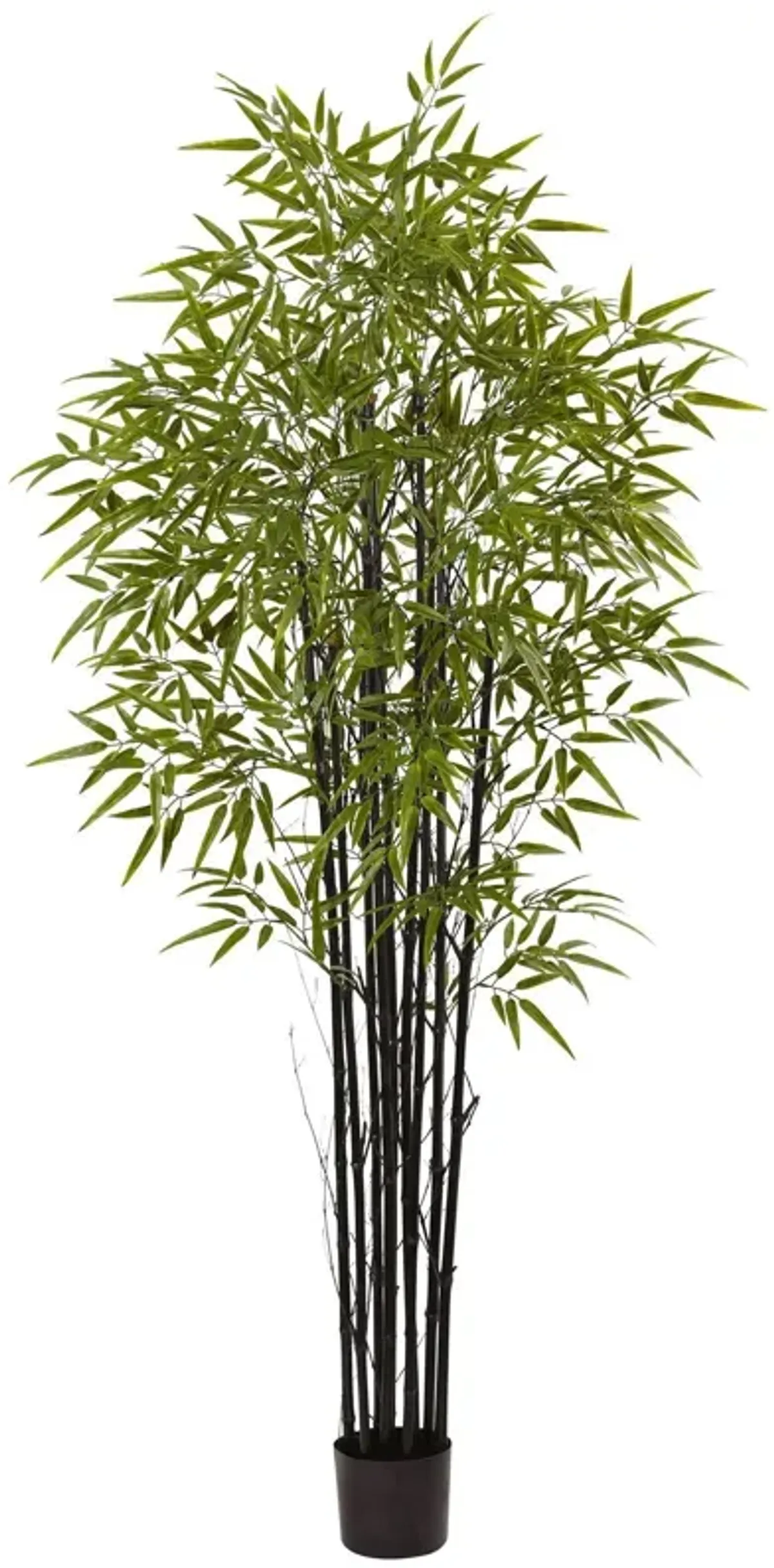Nearly Natural 6-ft Black Bamboo Tree UV Resistant (Indoor/Outdoor)