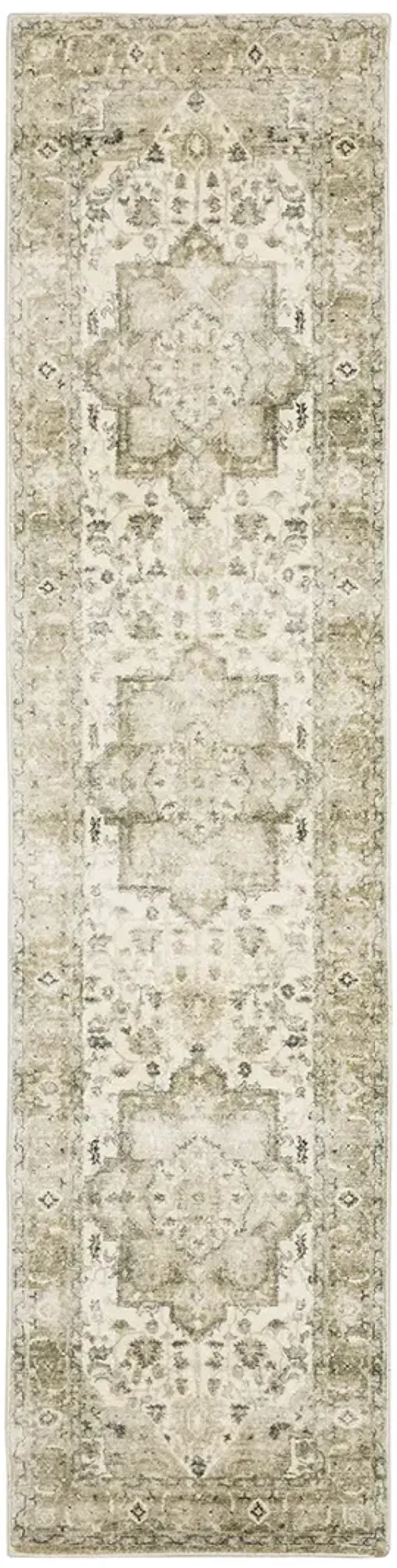 Savoy 2' x 8' Green Rug