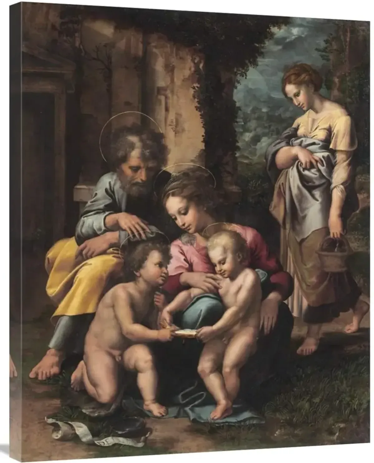 The Holy Family-Canvas Art-28x35