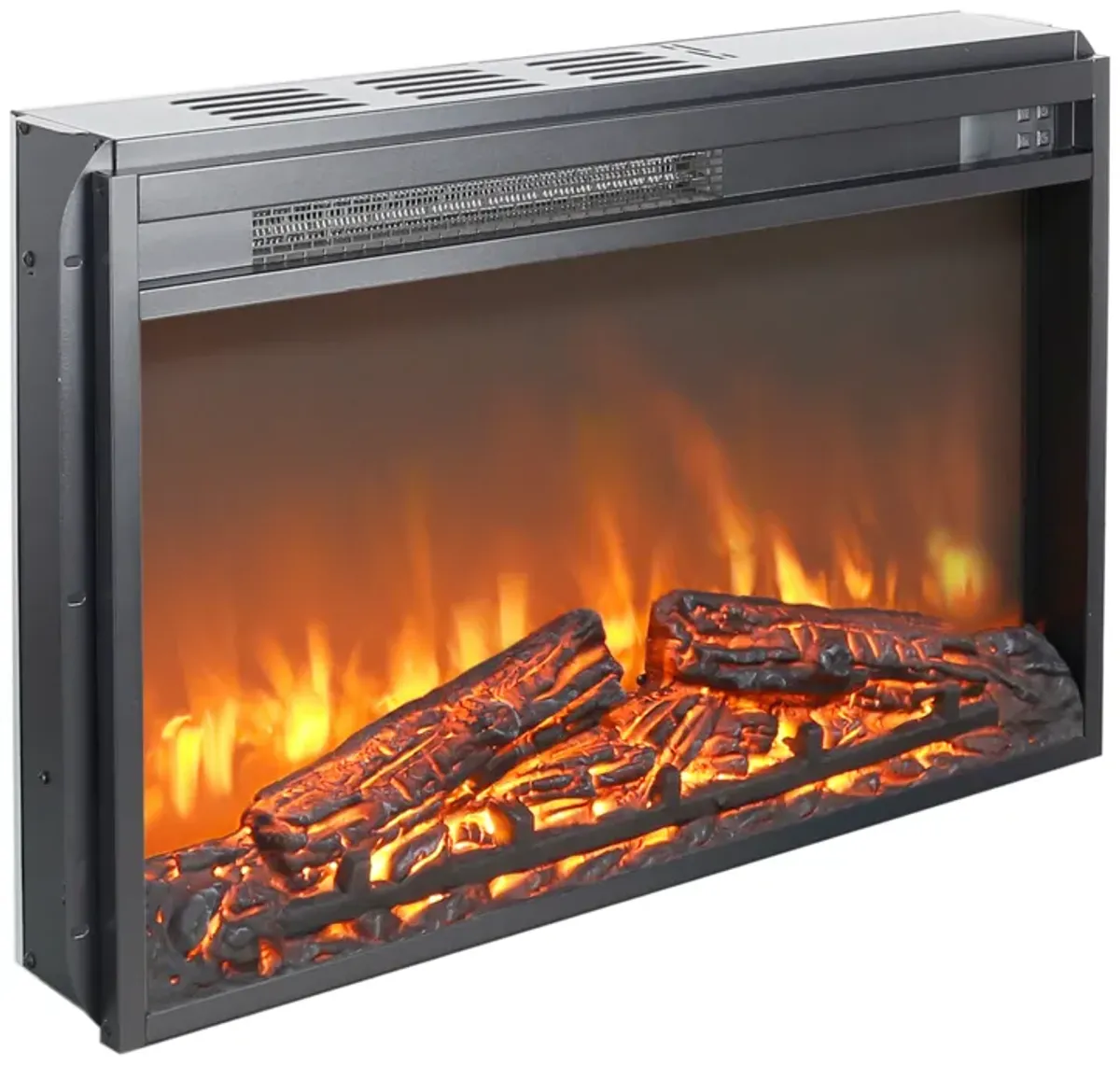 Streamdale 26" Electric Fireplace Insert with Log Set & Flame