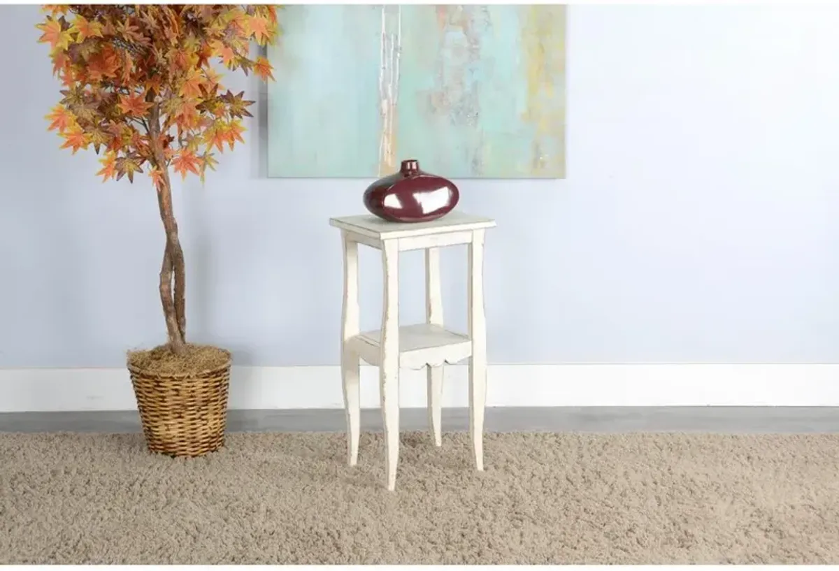 Sunny Designs White Sand End Table