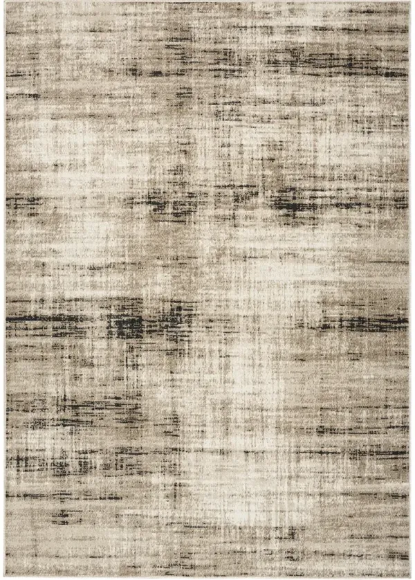 Washable Decor WSD08 Ivory/Mocha 5'3" x 7' Rug