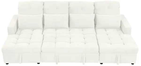 Merax Oversized U-shaped Sofa Versatile Sectional Sofa
