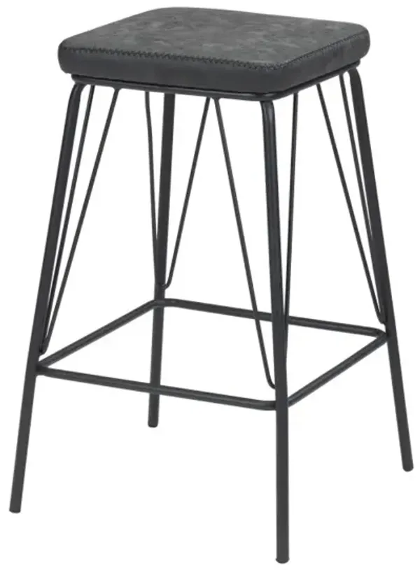 Samuel Counter Stool (Set of 2) Vintage Black