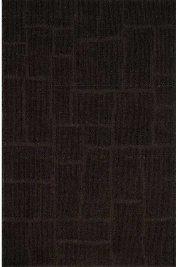Greenwich GRN01 Brown 9'6" x 13'6" Area Rug by Jeremiah Brent x Loloi