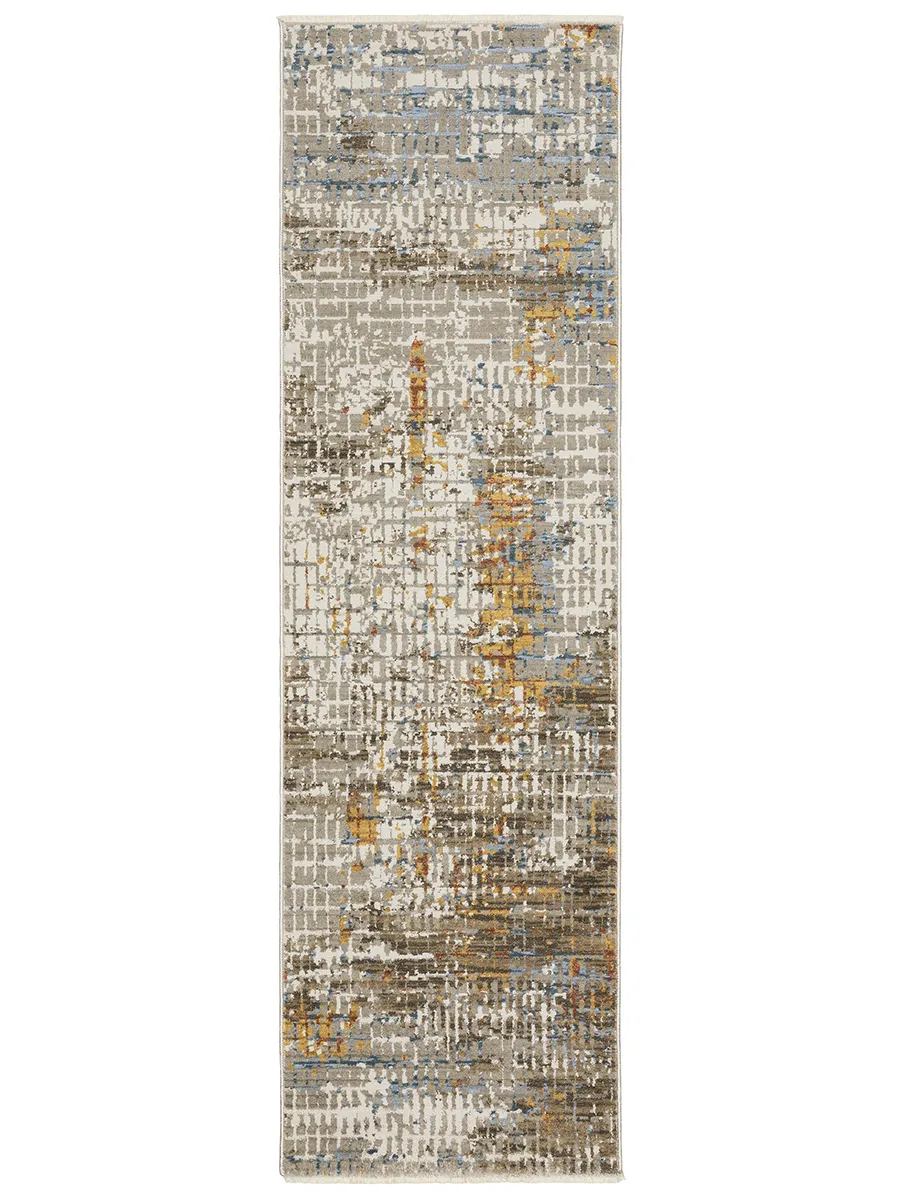 Bauer 2'3" x 7'6" Beige Rug