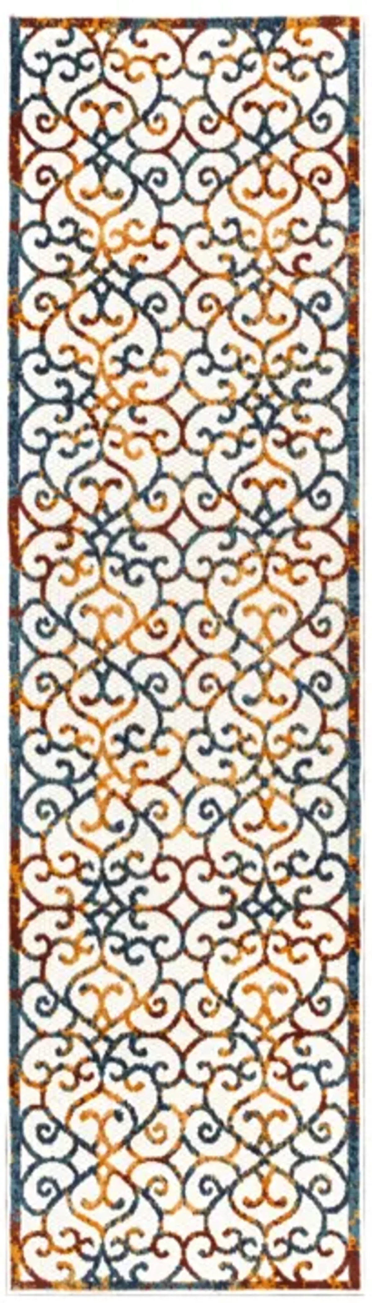 Atrani Scroll Trellis Indoor/Outdoor Area Rug