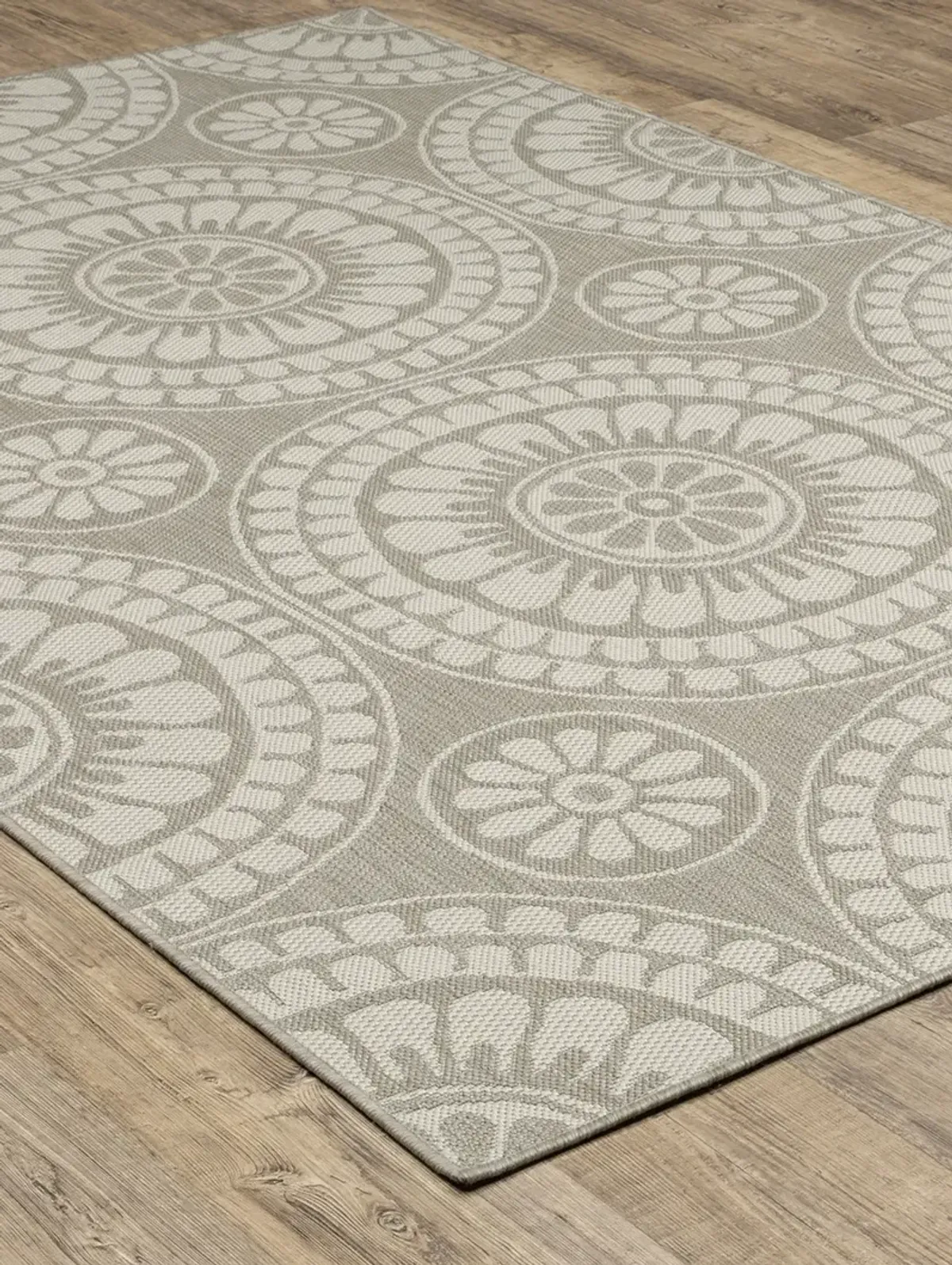 Portofino 5'3" x 7'3" Grey Rug