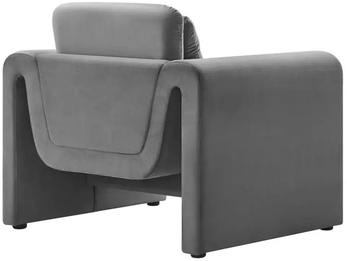 Waverly Performance Velvet Armchair