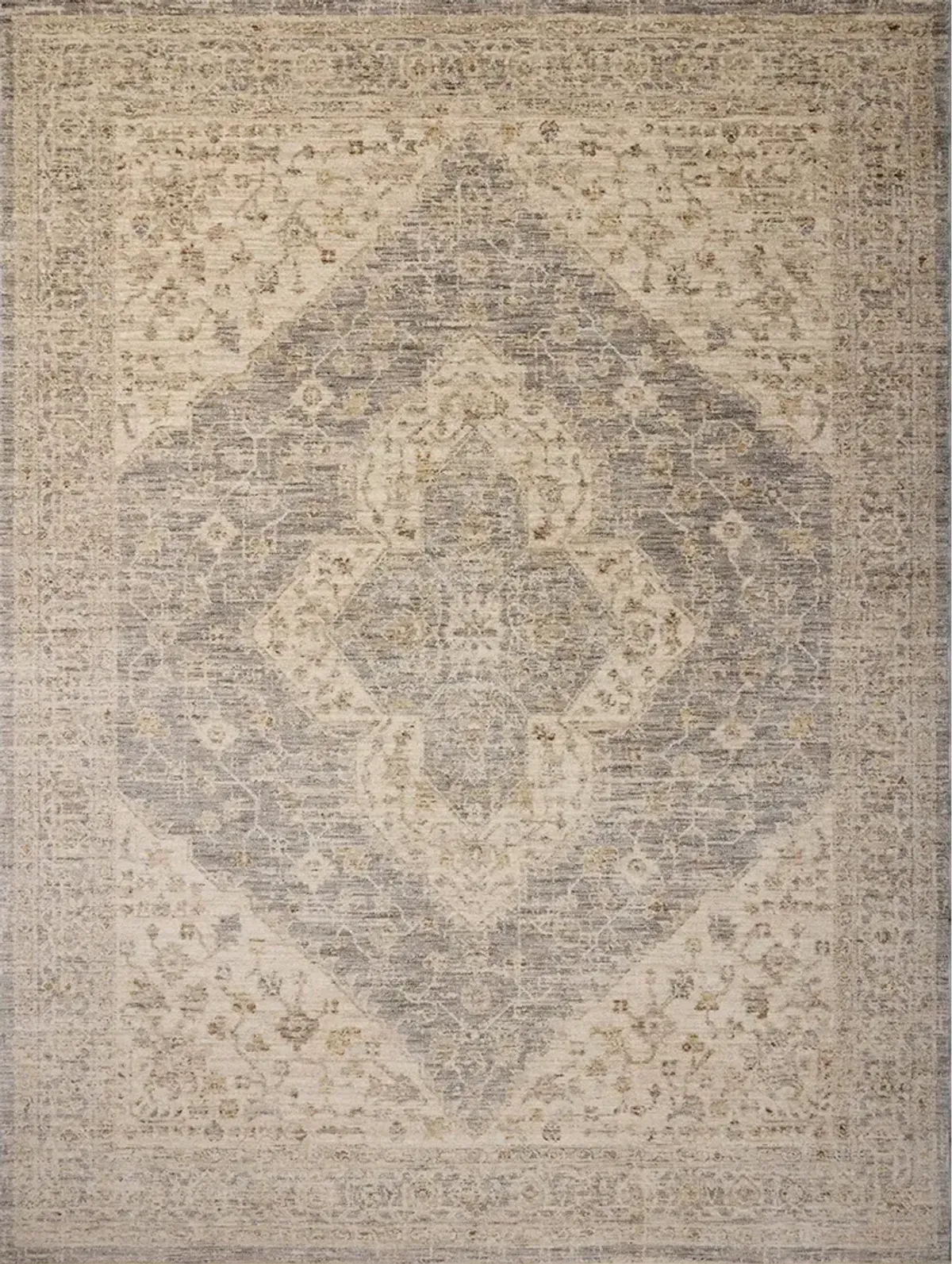 Junie Denim/Natural 2'7"x8'0" Runner Rug