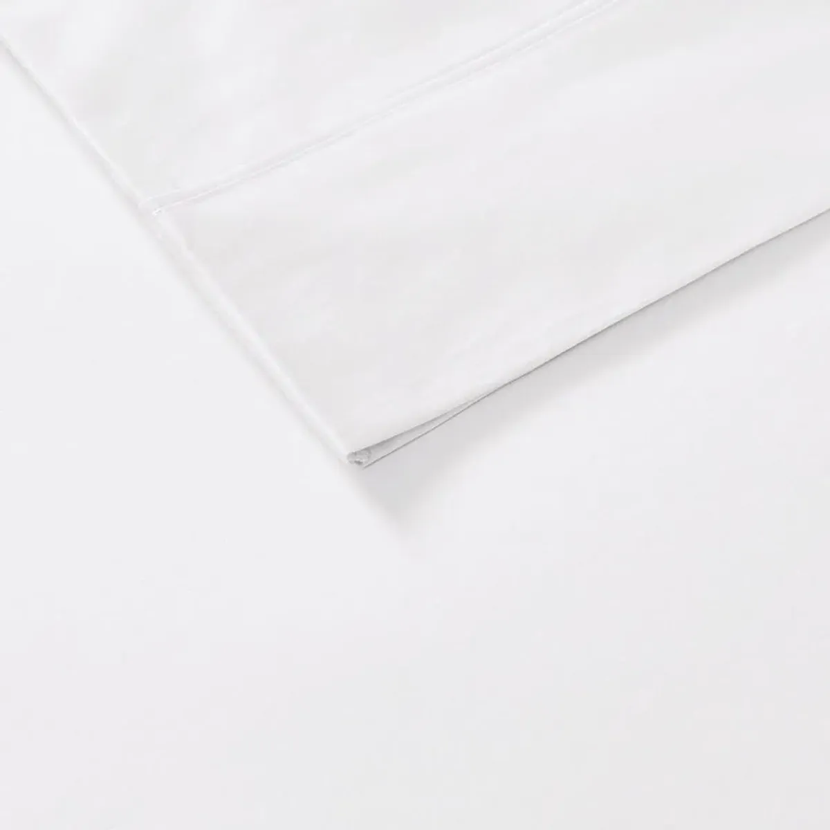 Belen Kox Luxe White Cotton Blend Sateen Sheet Set, Belen Kox