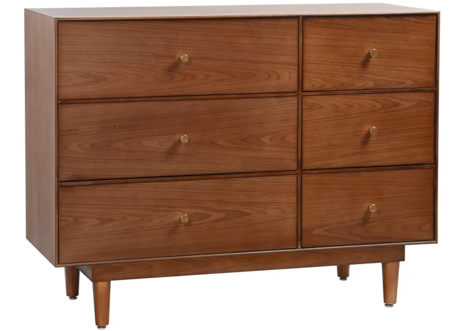 Walnut Veneer Dresser