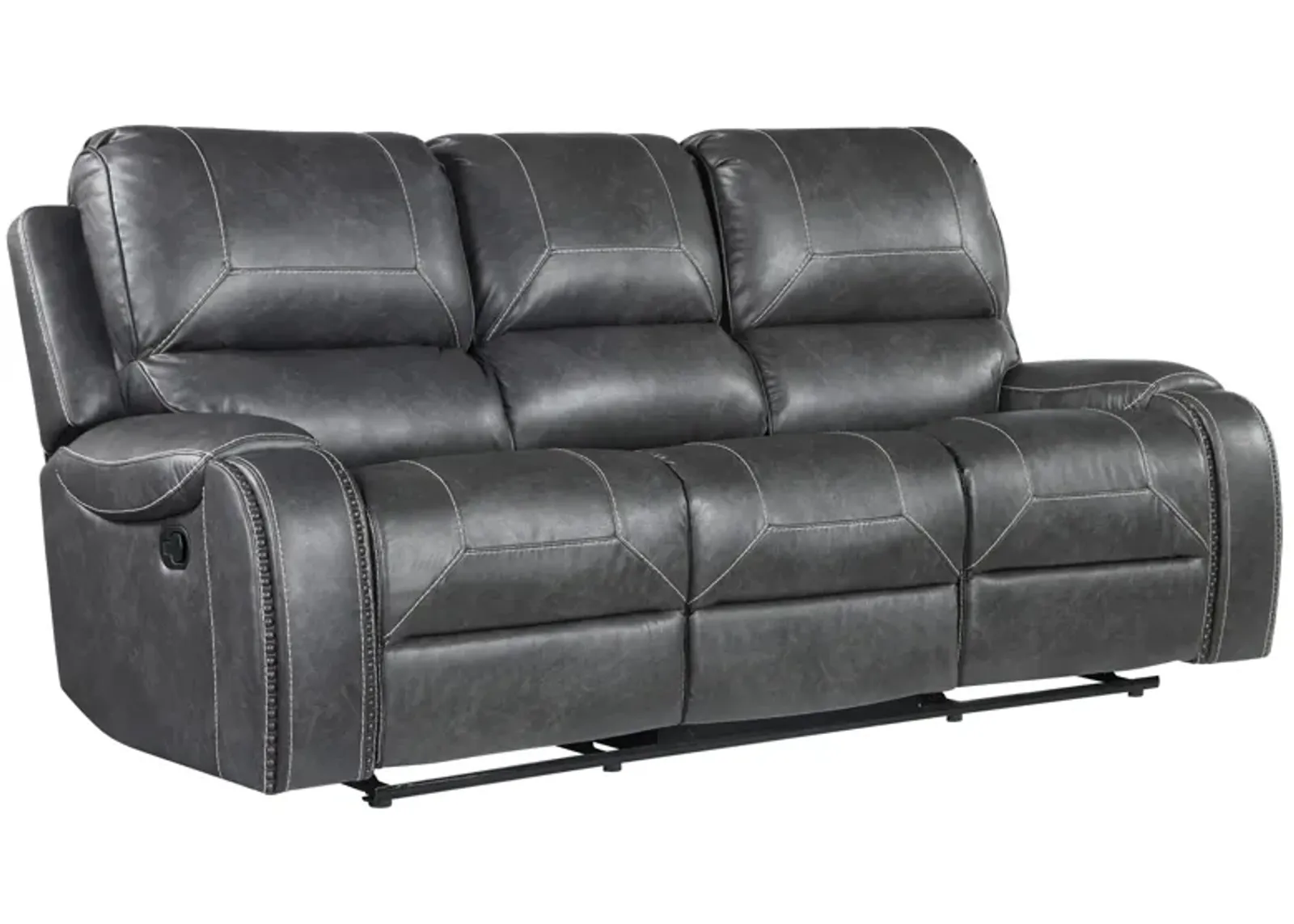 Keily Gray Reclining Sofa