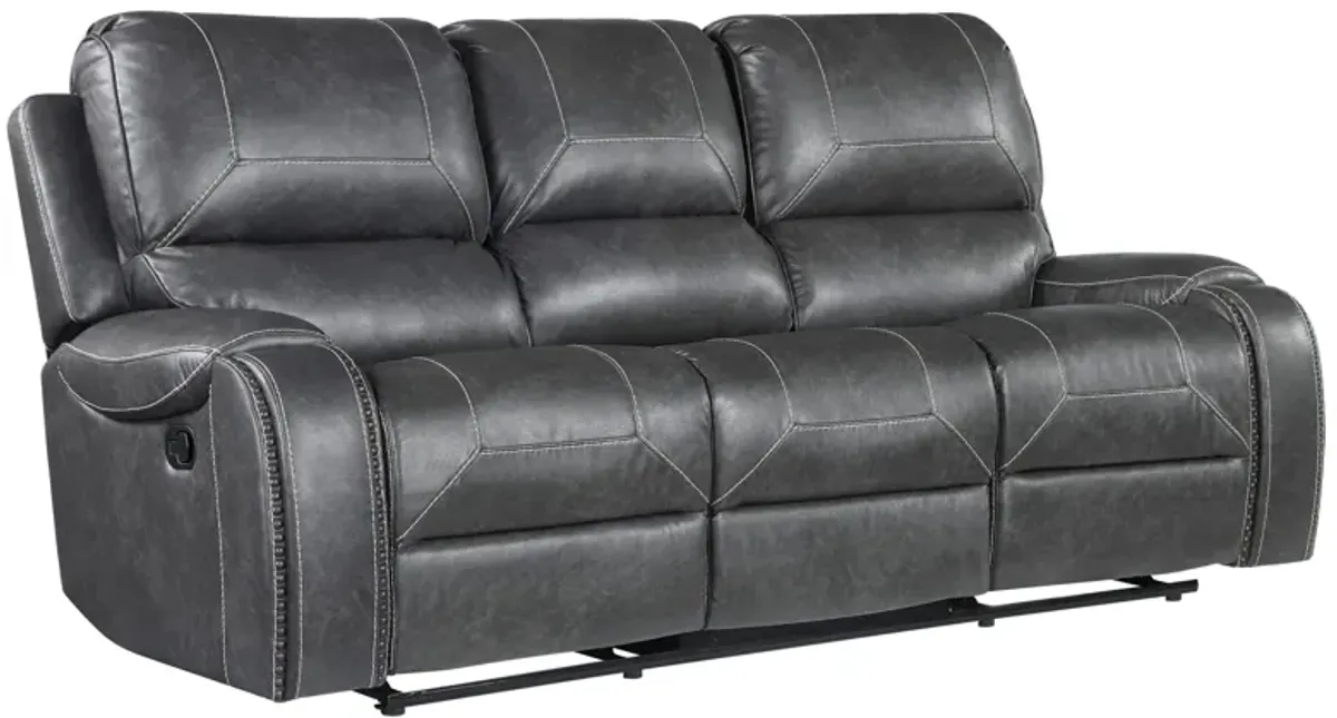 Keily Gray Reclining Sofa