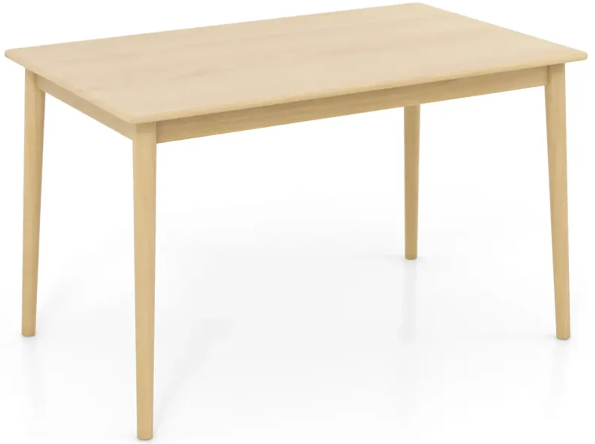 48 Inches Wooden Dining Table for 4 People