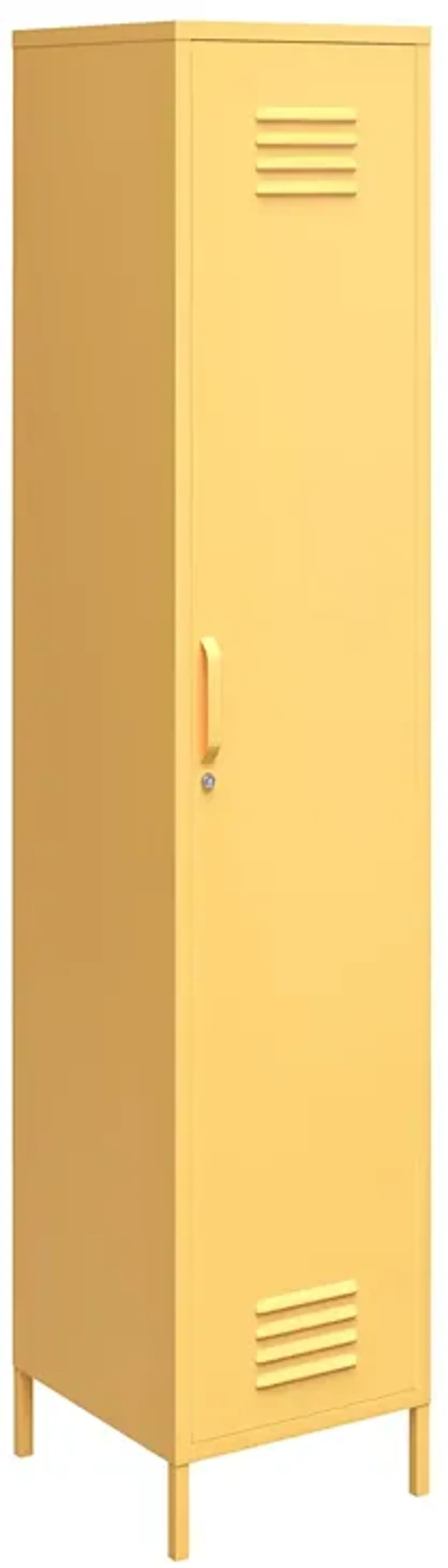 Cache Cache 1 Door Tall Single Metal Locker Style Storage Cabinet