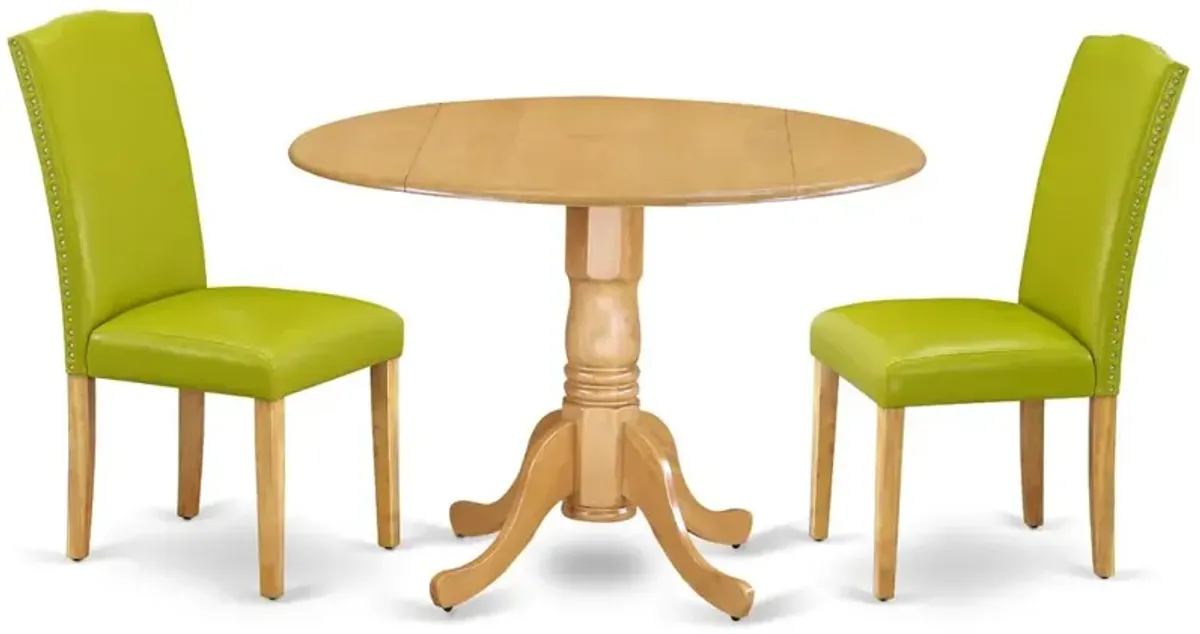 Dining Room Set Oak, DLEN3-OAK-51