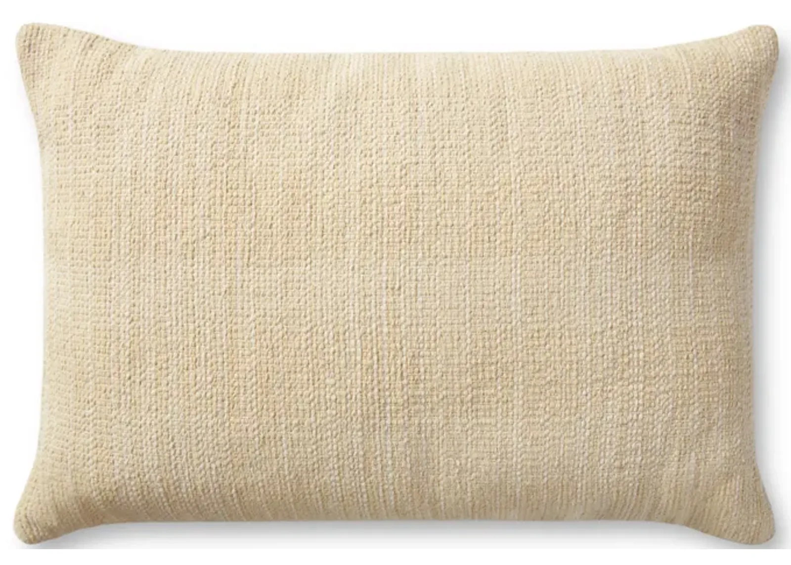 Dolores PMH0030 Cream 16''x26'' Polyester Pillow by Magnolia Home by Joanna Gaines x Loloi