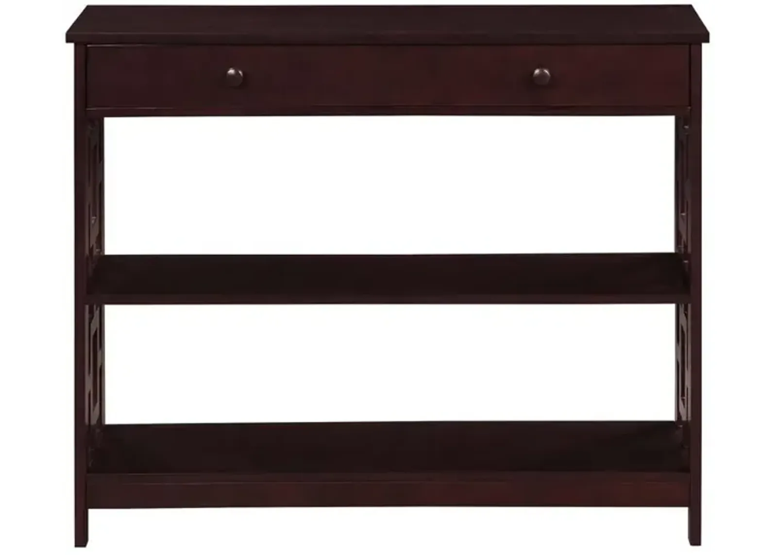 Convenience Concepts Town Square 1 Drawer Console Table, Espresso