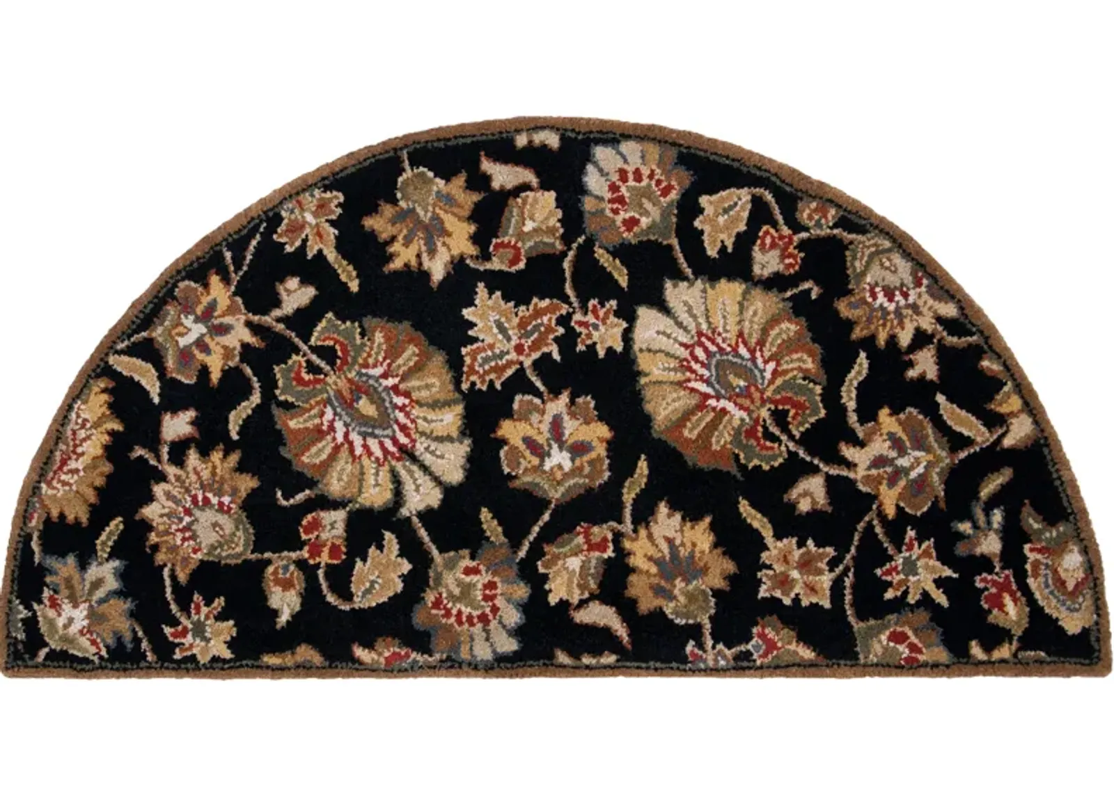 Caesar CAE-1027 8' Round Black Rug