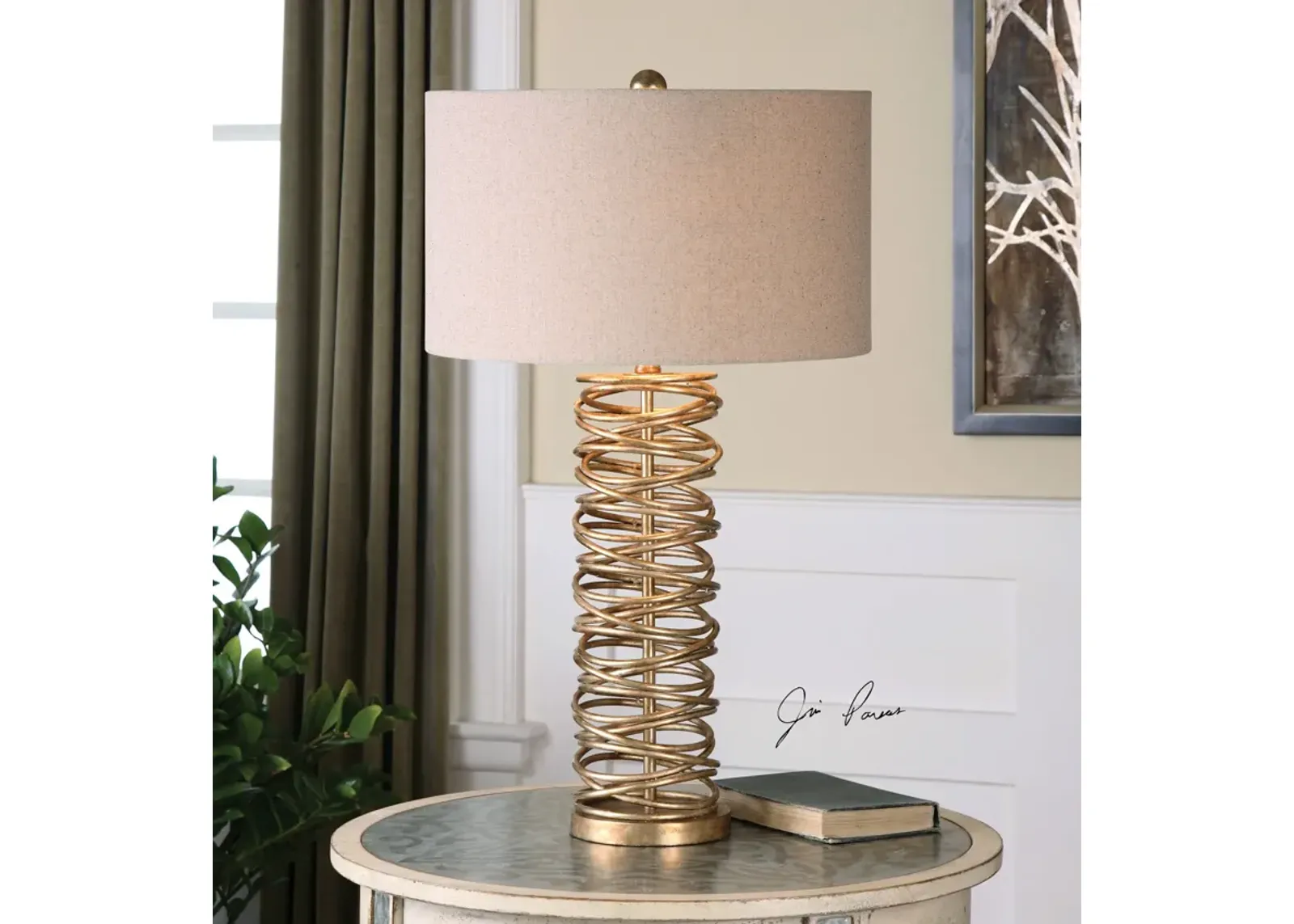 Uttermost Amarey Metal Ring Table Lamp