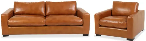 Derrick Camel 2 Piece Living Set