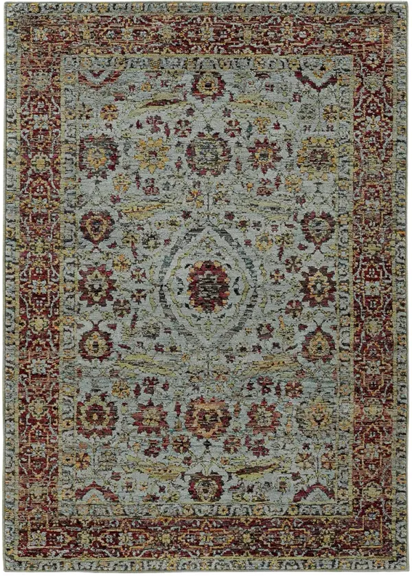 Andorra 6'7" x 9'6" Blue Rug