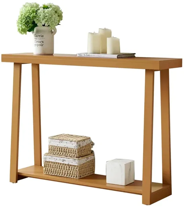 Kings Brand Furniture Emma Narrow Console Table with Lower Shelf Perfect for Sofa Table, Entryway Table for Hallway, Living Room