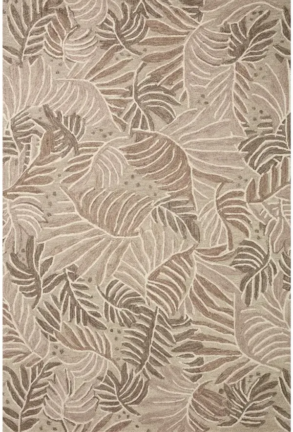 Cura CUR01 Natural/Blush 5' x 7'6" Rug