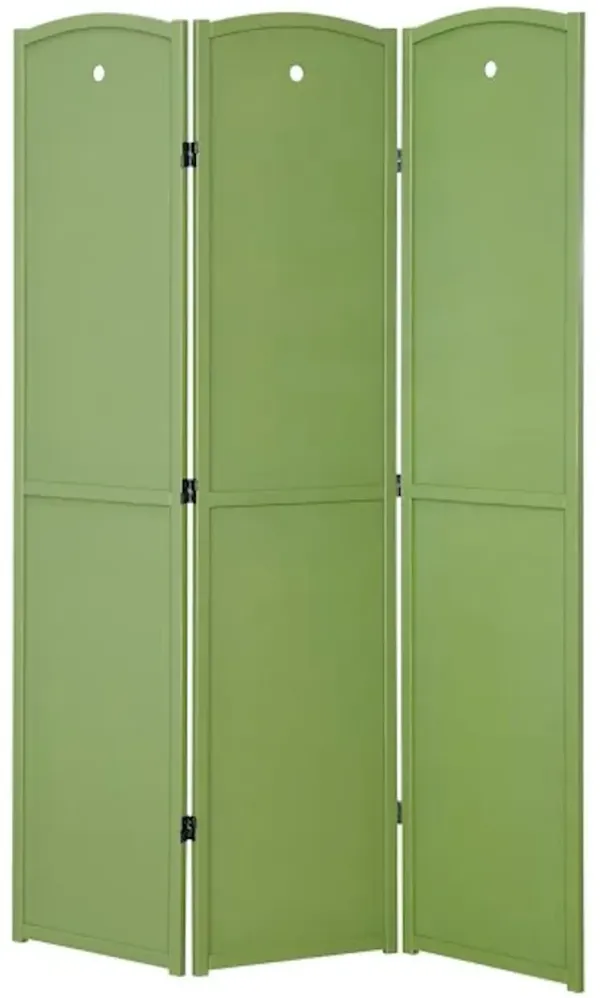 5-Panel Room Divider Wooden Privacy Screen Classroom Children Multicolor