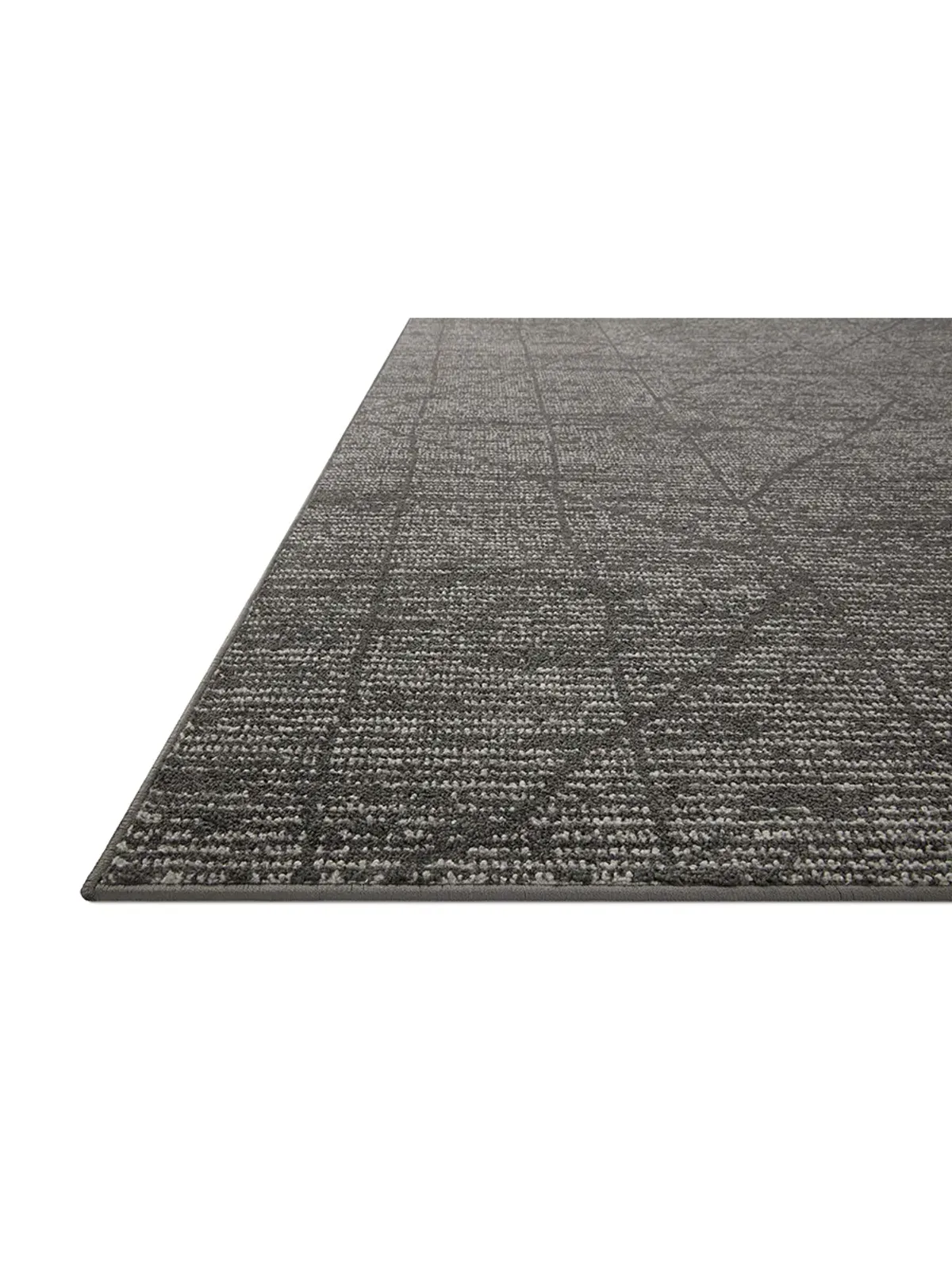 Kamala KAM06 Charcoal/Ivory 4' x 6' Rug