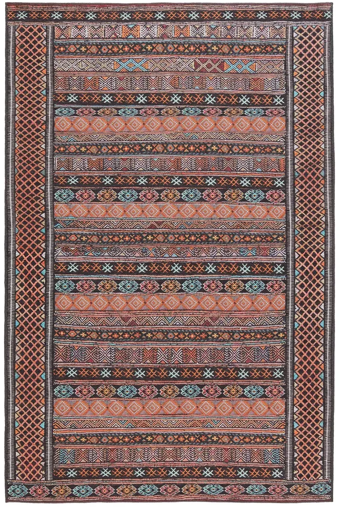 Harman By Katelester Auril Multicolor 2'6" x 10' Runner Rug