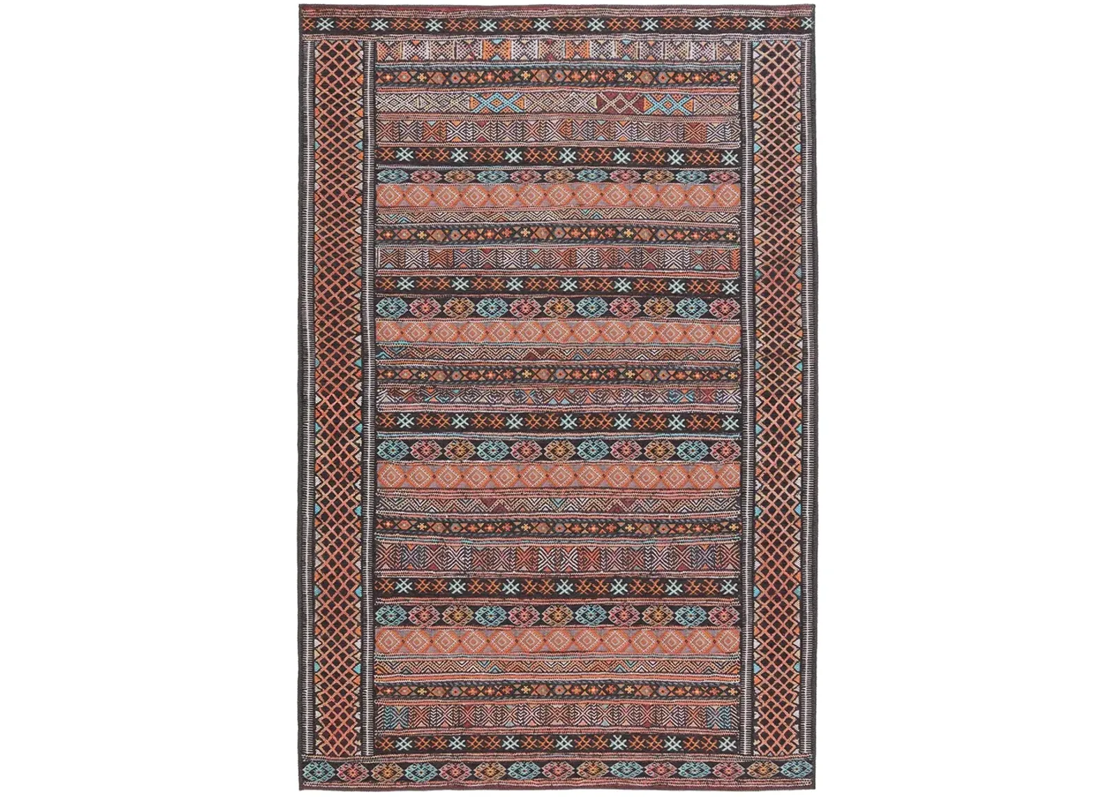 Harman By Katelester Auril Multicolor 2'6" x 10' Runner Rug