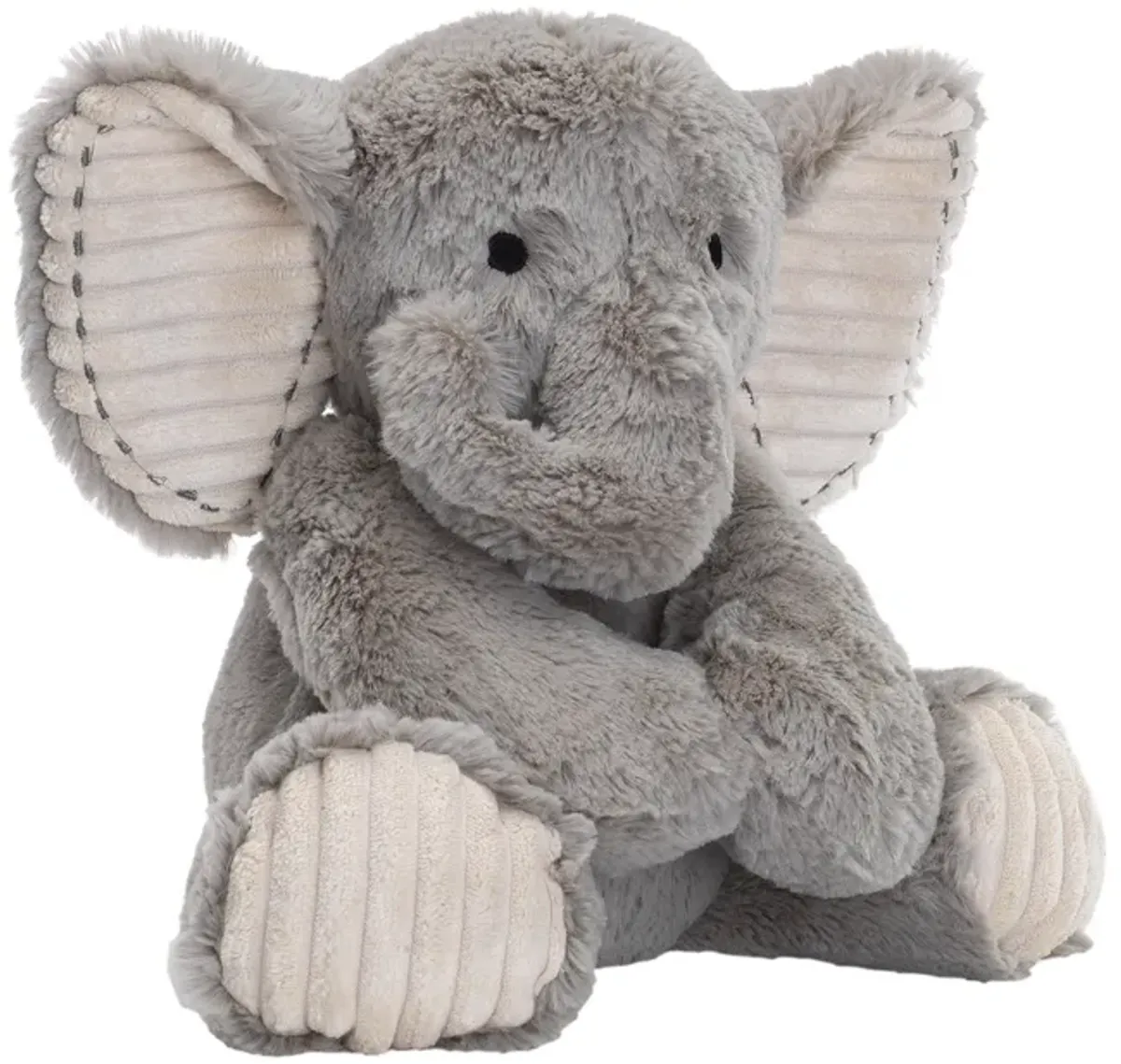 Lambs & Ivy Blanket & Plush Luxury Newborn Baby Gift Set - Gray Elephant