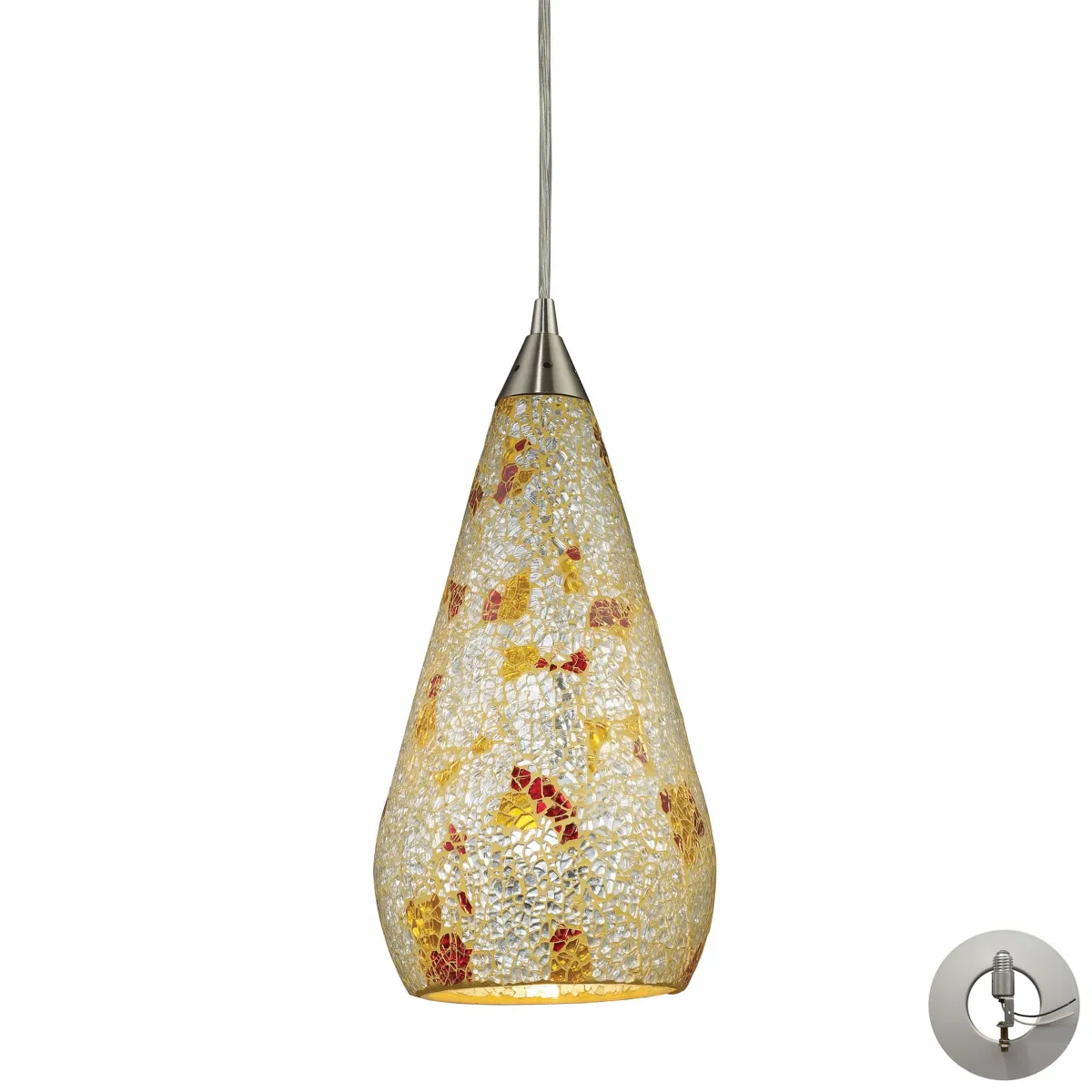 Curvalo 1-Light Mini Pendant