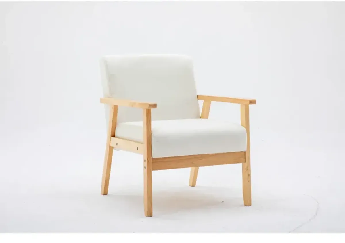 Bahamas Beige Linen Fabric Chair