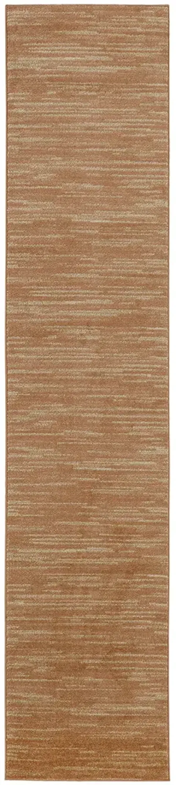 Nourison Essentials NRE01 Rust 2' x 6' Rug